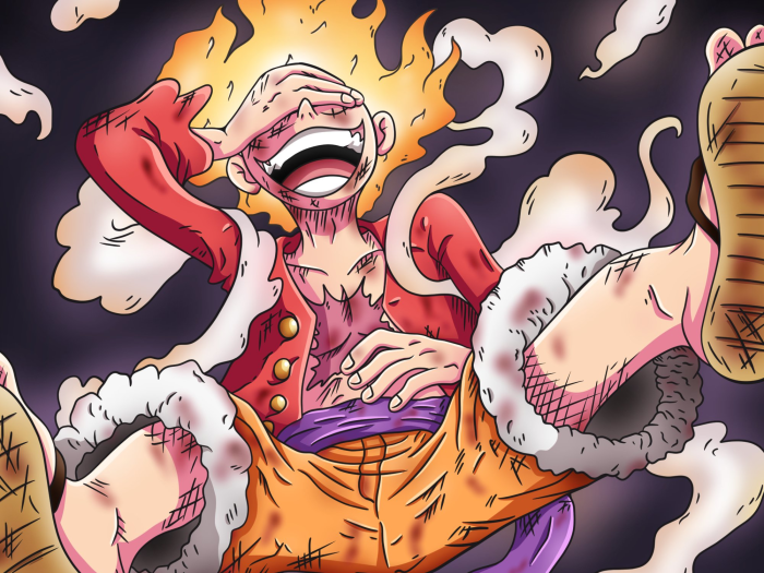Monkey D. Luffy in Gear 5 from One Piece
