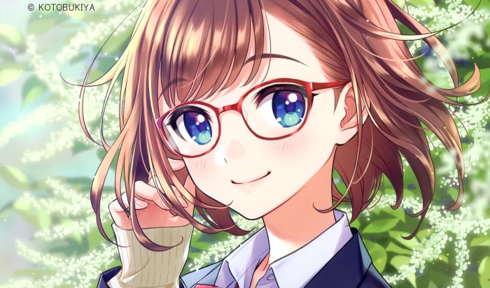 Girl with Glasses and Brown Hair