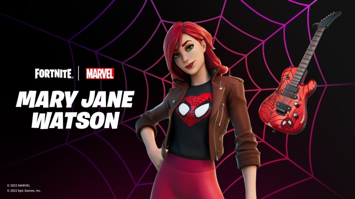 Mary Jane Watson from Fortnite and Marvel