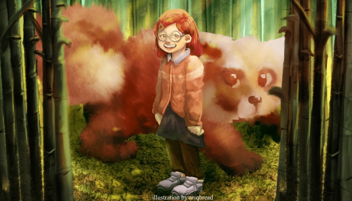 Mei Lee and Red Panda from Turning Red