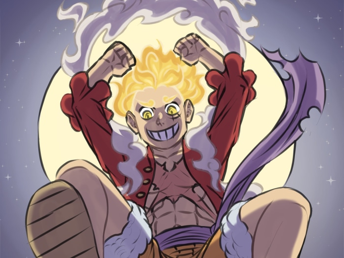Monkey D. Luffy from One Piece in Gear 5