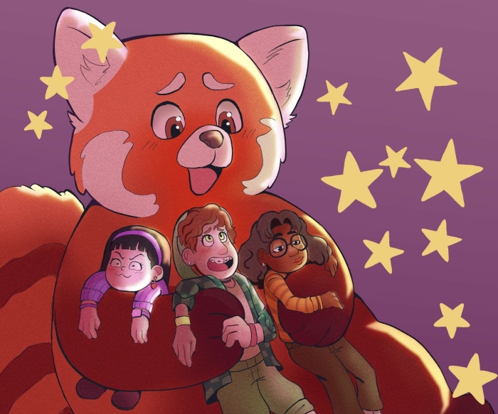 Turning Red: Mei Lee, Abby Park, Priya Dewan, Miriam Wexler