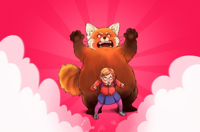 Mei Lee and Red Panda from Turning Red