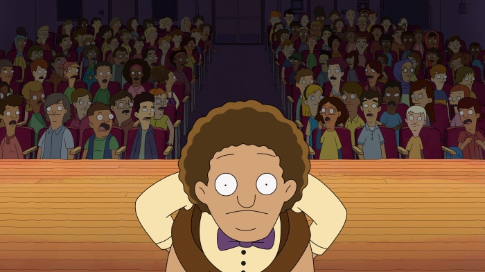 Cole from Central Park in auditorium