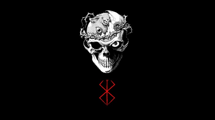 Berserk Skull with Brand of Sacrifice