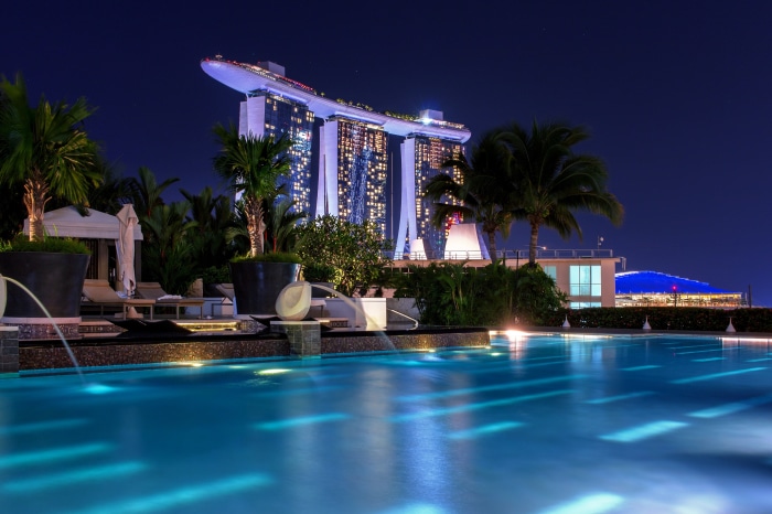 Marina Bay Sands Singapore at Night