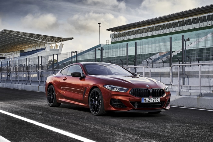 BMW M850i 4K on a race track