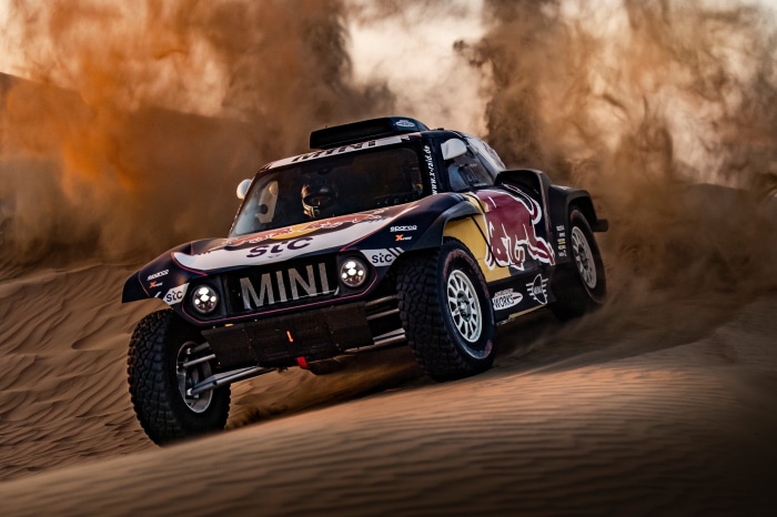 MINI JCW Rally Car in Desert 4K