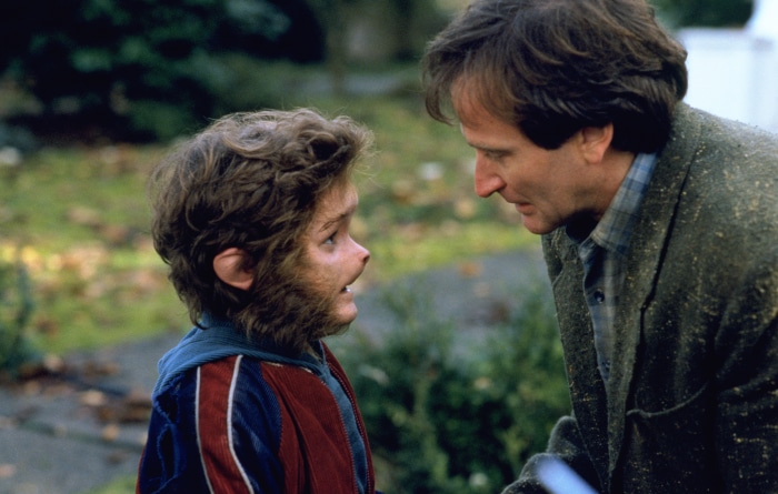 Robin Williams and Bradley Pierce in Jumanji