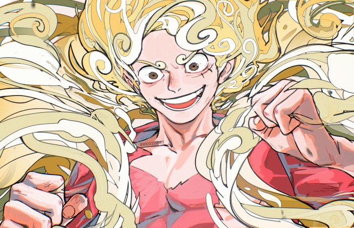 Monkey D. Luffy in Gear 5 from One Piece