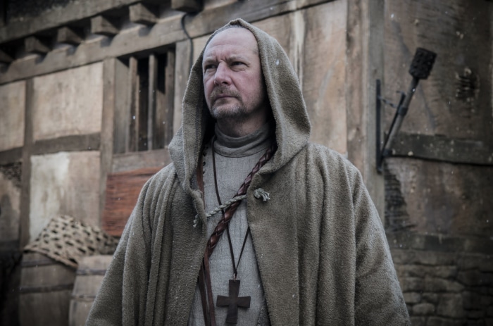 Man in monk's robe from The Last Kingdom