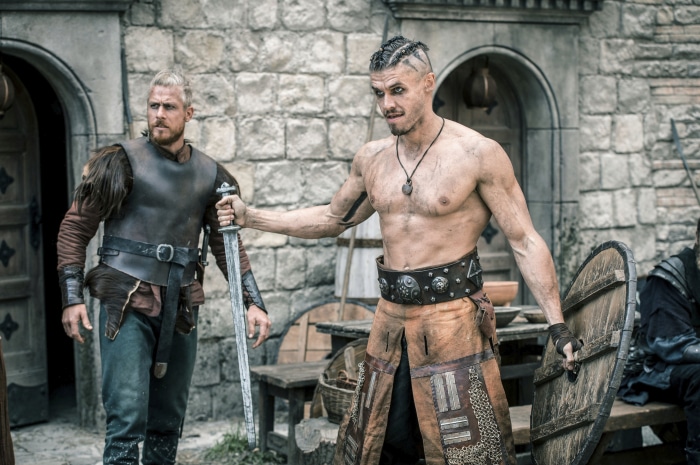 Two warriors from The Last Kingdom in 4K