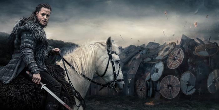 Uhtred of Bebbanburg from The Last Kingdom on horseback
