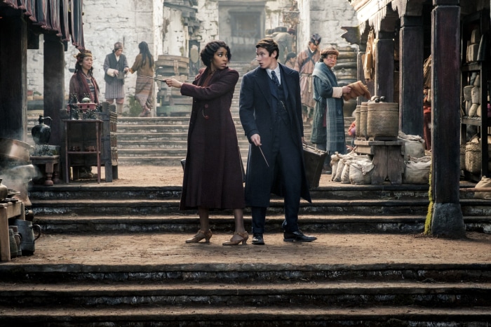 Eulalie Hicks and Theseus Scamander from Fantastic Beasts