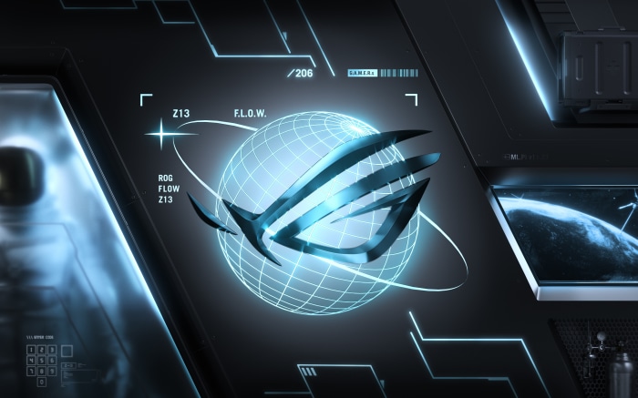 ROG Flow Z13 Futuristic Digital Interface
