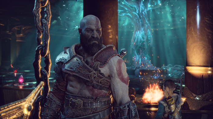 Kratos and Atreus from God of War