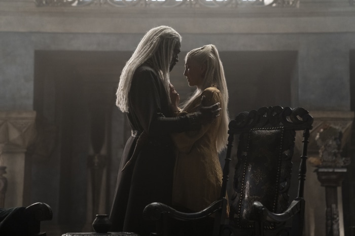 Corlys Velaryon and Rhaenys Velaryon from House Of The Dragon 4K