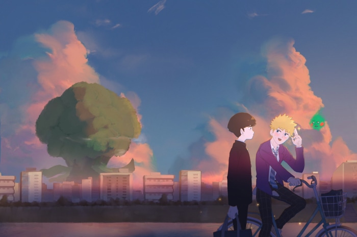 Mob Psycho 100 Shigeo Kageyama and Teruki Hanazawa