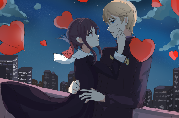 Kaguya Shinomiya and Miyuki Shirogane from Kaguya-sama: Love Is War