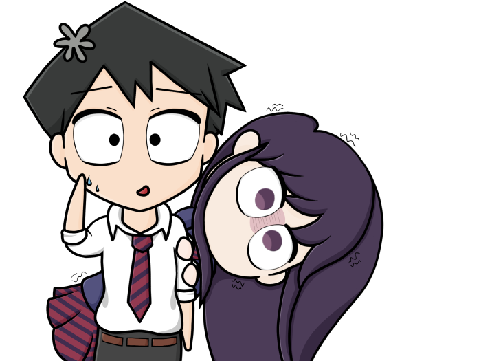 Tadano and Komi from Komi Can't Communicate