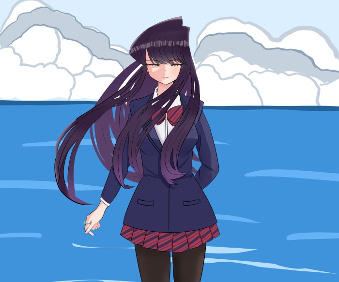 Shouko Komi from Komi Can't Communicate 4K