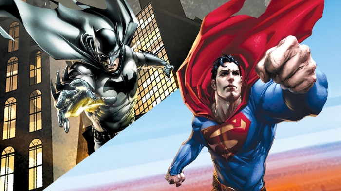 Batman and Superman from Batman: The Dark Knight Returns