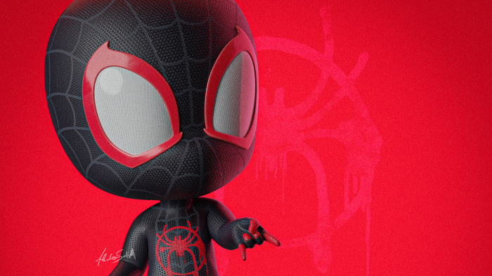 Chibi Miles Morales Spider-Man