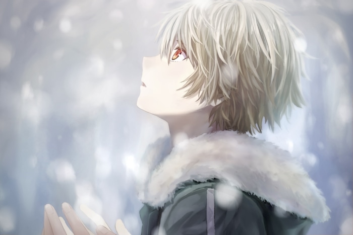 Yukine from Noragami in the snow