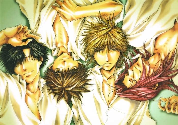 Saiyuki characters lying down