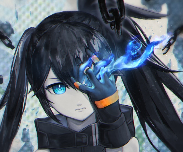 Black Rock Shooter from Black Rock Shooter: Dawn Fall