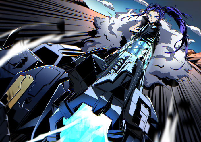 Black Rock Shooter from Black Rock Shooter: Dawn Fall