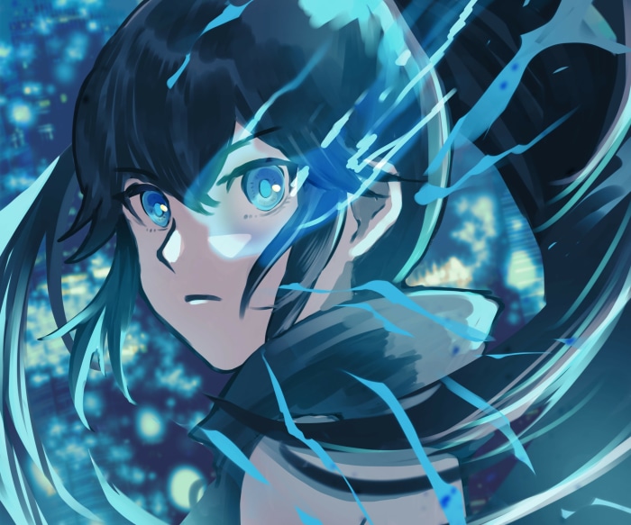 Black Rock Shooter from Black Rock Shooter: Dawn Fall