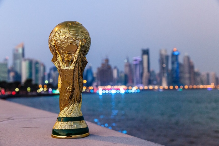 2022 FIFA World Cup Trophy in Doha