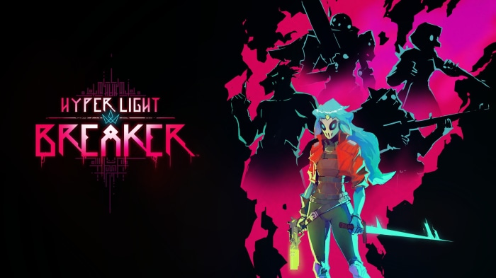 Hyper Light Breaker game logo and characters