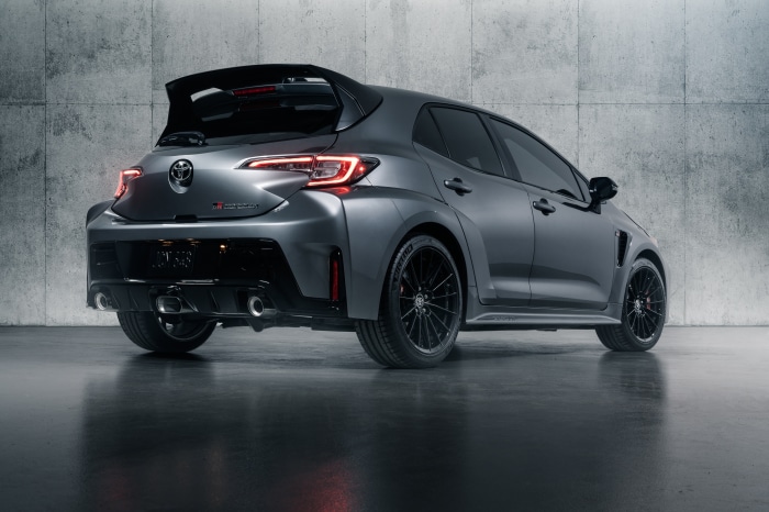 Toyota GR Corolla rear view