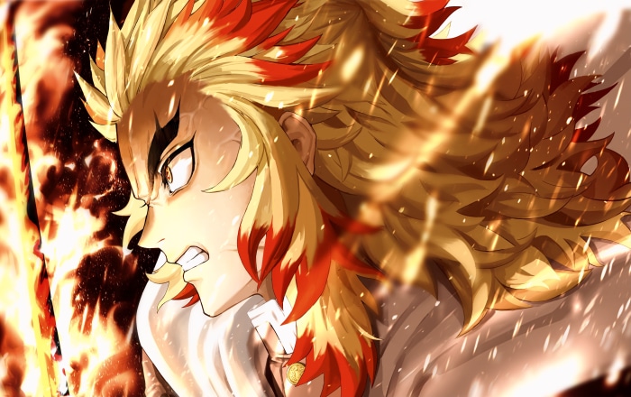 Kyojuro Rengoku from Demon Slayer: Kimetsu No Yaiba 4K