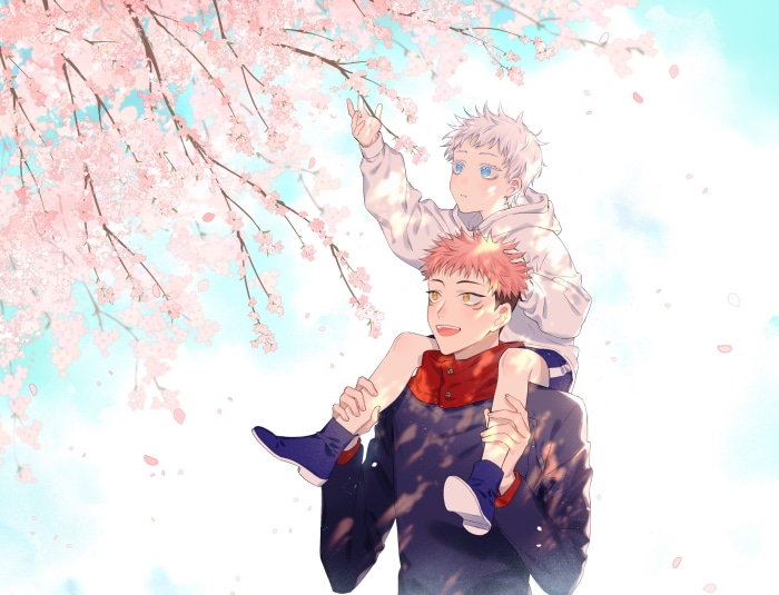 Yuji Itadori and Satoru Gojo from Jujutsu Kaisen