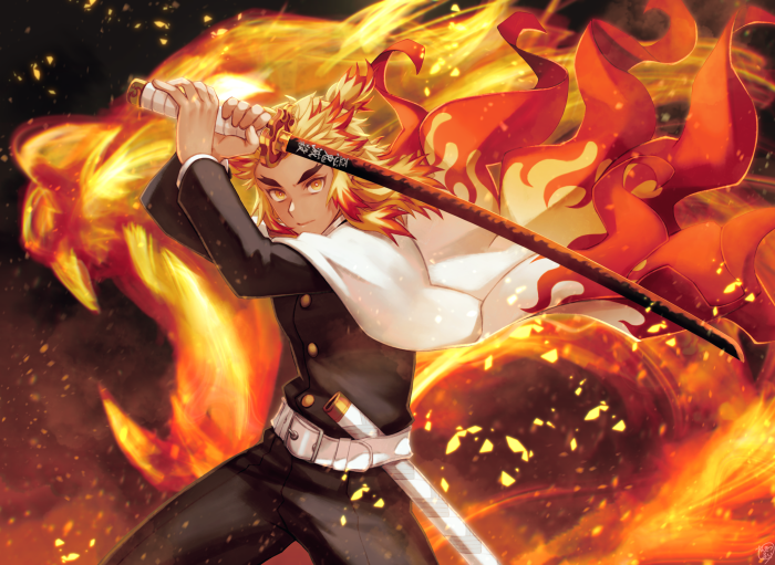 Kyojuro Rengoku from Demon Slayer: Kimetsu No Yaiba
