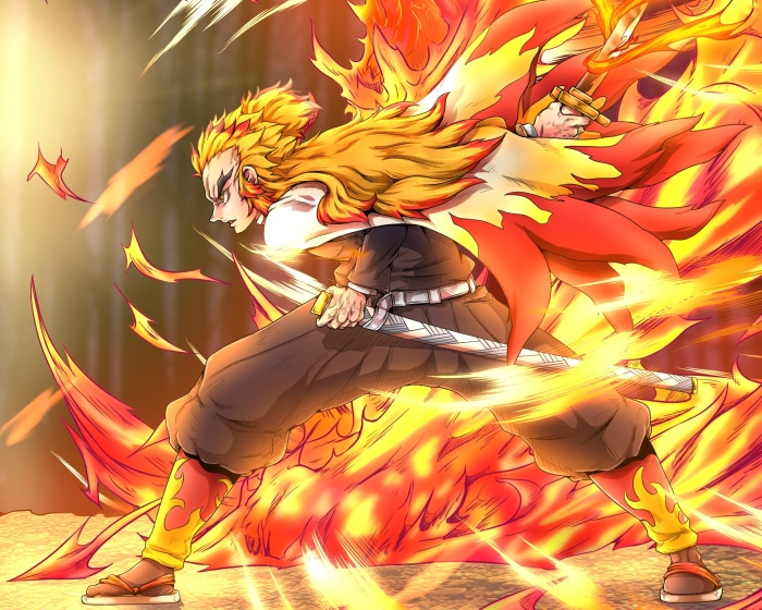 Kyojuro Rengoku from Demon Slayer: Kimetsu No Yaiba