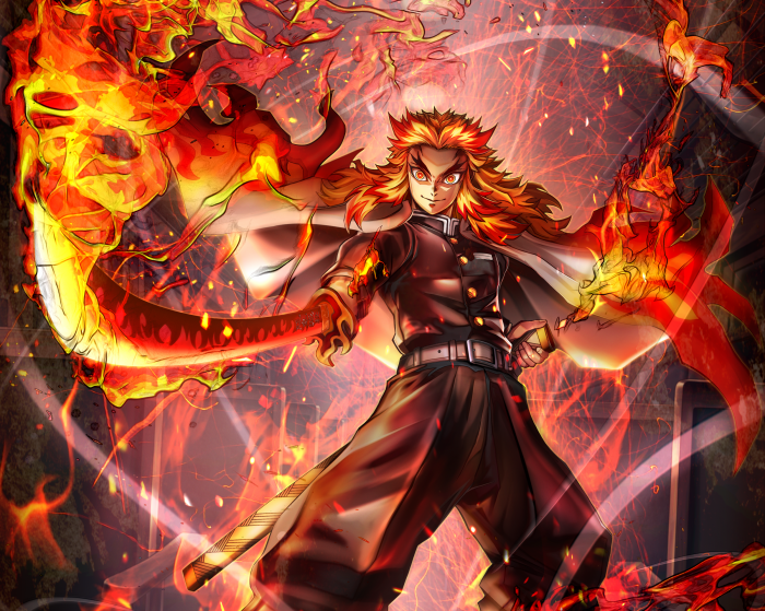 Kyojuro Rengoku from Demon Slayer: Kimetsu No Yaiba