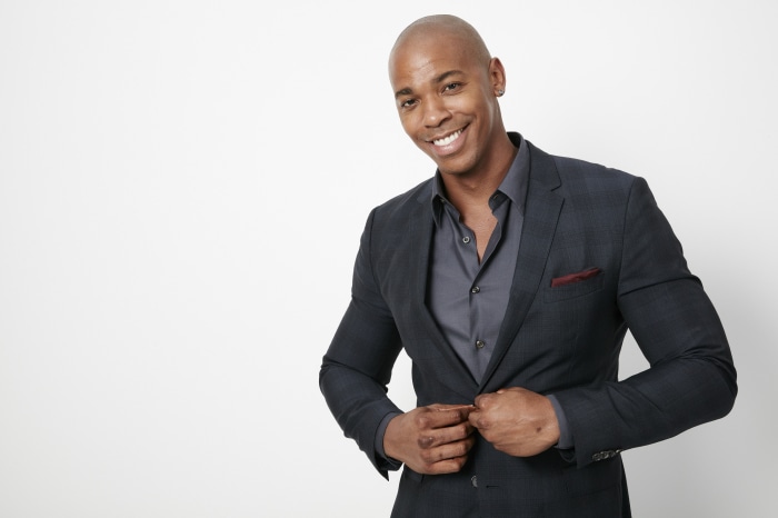 Mehcad Brooks in a suit