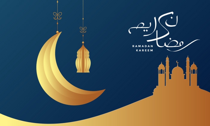 Ramadan Kareem Islamic Calligraphy and Mosque