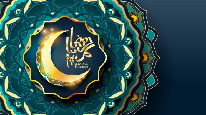Ramadan Kareem Crescent Moon Islamic Design