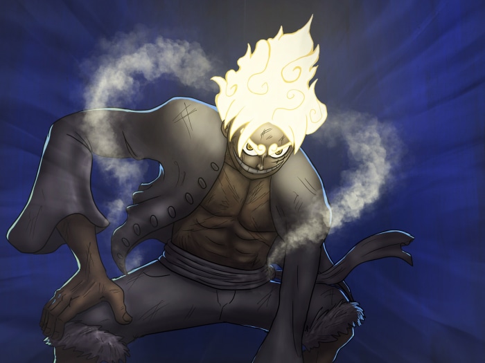 Monkey D. Luffy in Gear 5 from One Piece