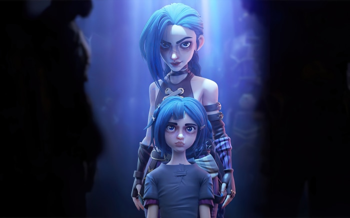 Jinx and Powder from Arcane