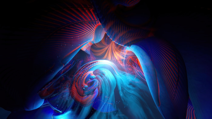 Abstract Vibrant Colors Artwork in