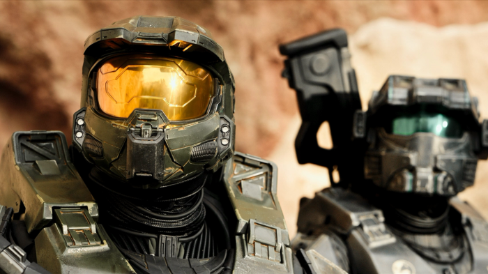 Master Chief and another Spartan from Halo