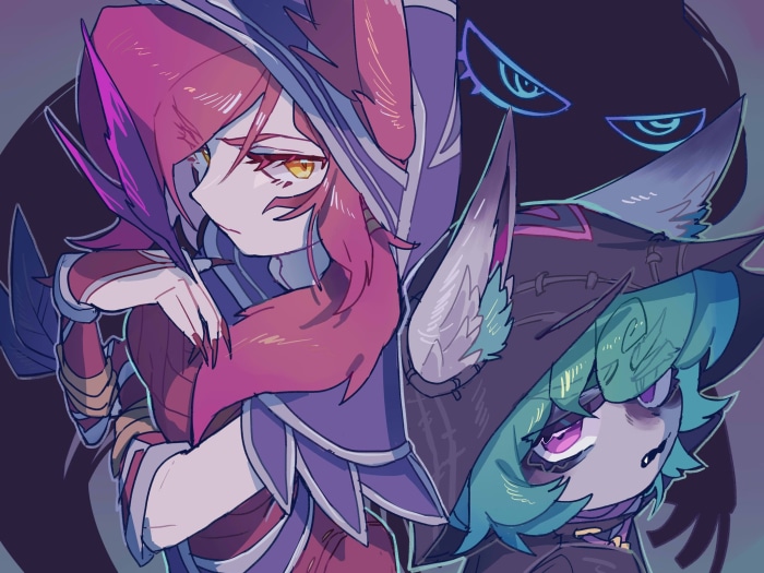 Vex and Xayah from League of Legends