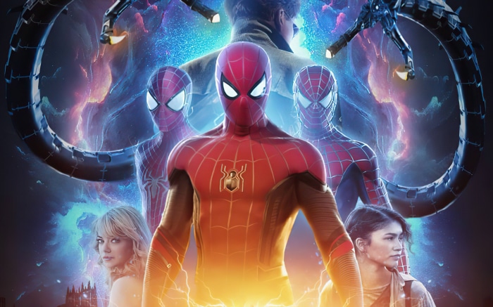 Spider-Man: No Way Home 4K Poster with Zendaya and Gwen Stacy