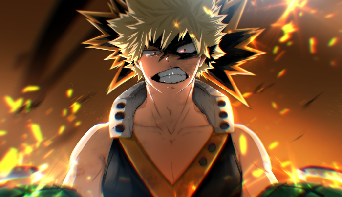 Katsuki Bakugou from My Hero Academia 4K